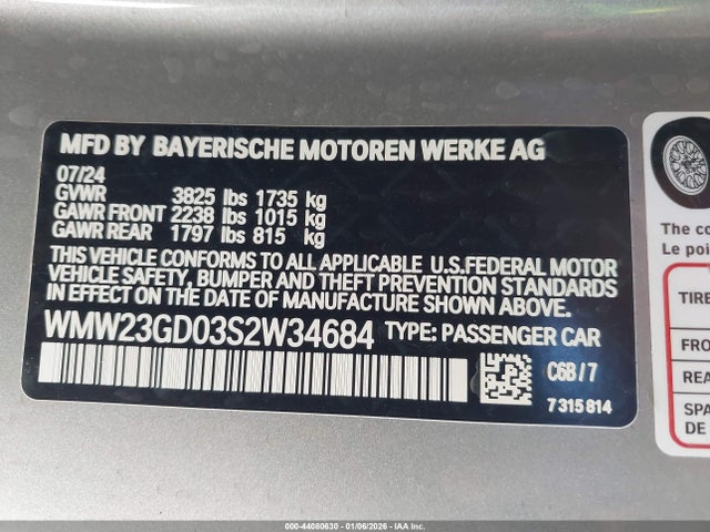 WMW23GD03S2W34684 Mini Hardtop Cooper S