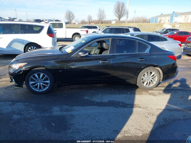 2015 Infiniti Q50 Premium მანქანა იყიდება აუქციონზე, vin: JN1BV7AR4FM417111, აუქციონის ნომერი: 44080897