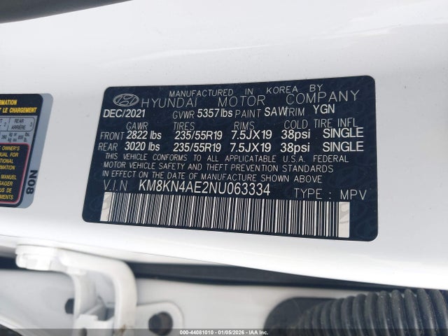 2022 HYUNDAI IONIQ 5 KM8KN4AE2NU063334 Photo 8