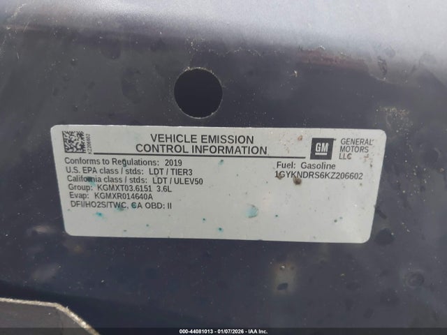 2019 CADILLAC XT5 1GYKNDRS6KZ206602 Photo 8