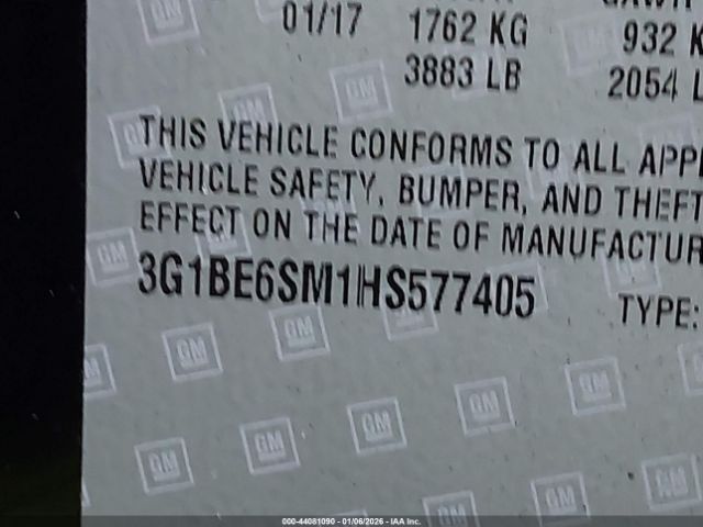 2017 CHEVROLET CRUZE 3G1BE6SM1HS577405 Photo 8