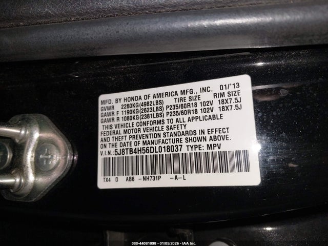 2013 ACURA RDX 5J8TB4H56DL018037 Photo 8
