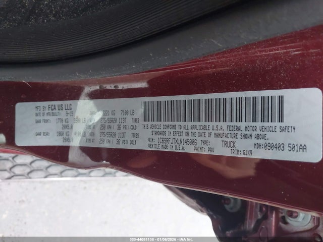 2020 RAM 1500 1C6SRFJTXLN145006 Photo 8