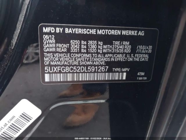 2013 BMW X6 5UXFG8C52DL591267 Photo 8
