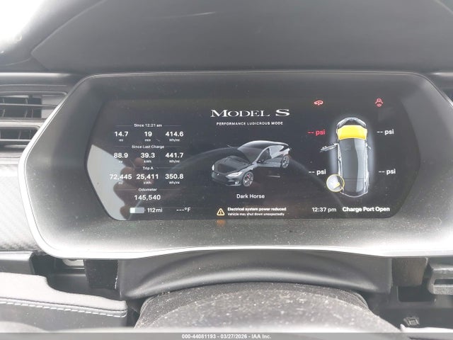 44081193 :رقم المزاد ، 5YJSA1E43KF340710 vin ، 2019 Tesla Model S 100d/long Range/p100d/performance مزاد بيع