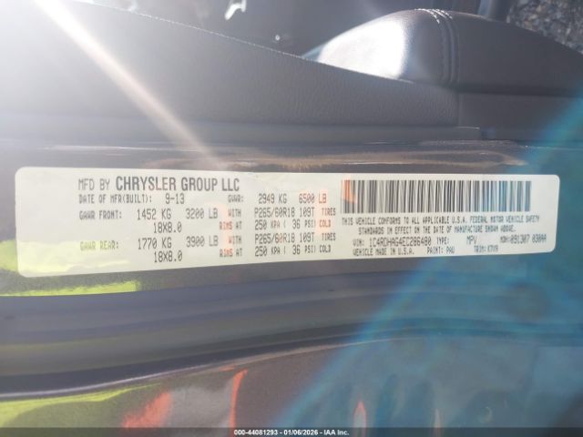 2014 DODGE DURANGO 1C4RDHAG4EC286480 Photo 8