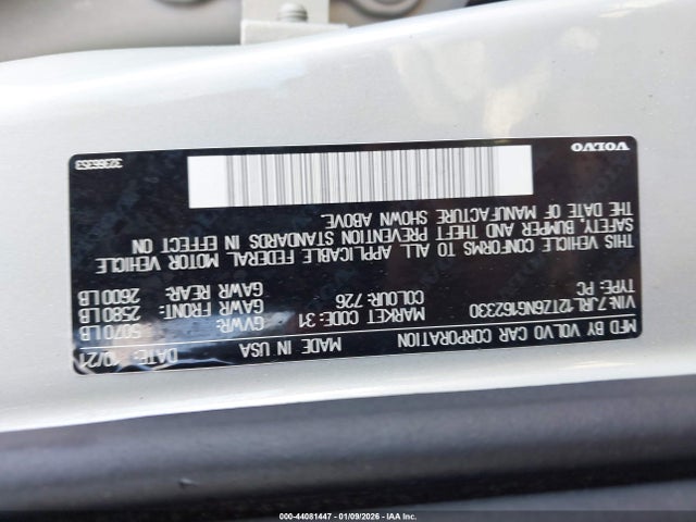 2022 VOLVO S60 7JRL12TZ6NG162330 Photo 8