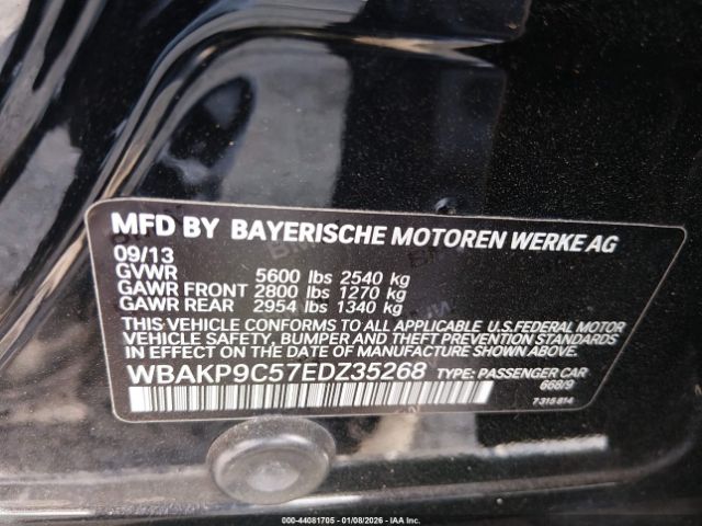 2014 BMW 550I WBAKP9C57EDZ35268 Photo 8