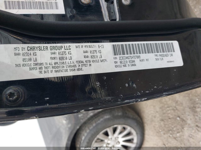 Продажа на аукционе авто 2013 Chrysler 300 Motown, vin: 2C3CCAAG7DH727809, номер лота: 44081740