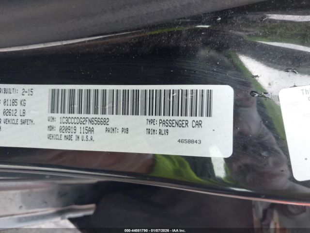 2015 CHRYSLER 200 1C3CCCDG2FN656682 Photo 8