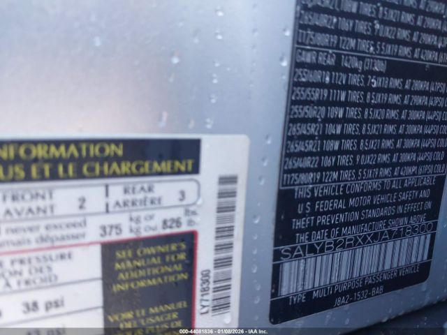 2018 LAND ROVER RANGE ROVER VELAR SALYB2RXXJA718300 Photo 8