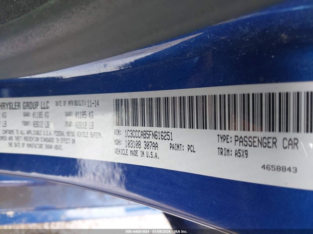 Chrysler 200 Limited 2015 1C3CCCAB5FN616251 Image 9