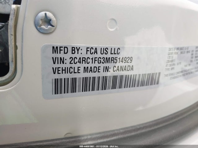 Chrysler Pacifica Touring 2021 2C4RC1FG3MR514929 Image 9