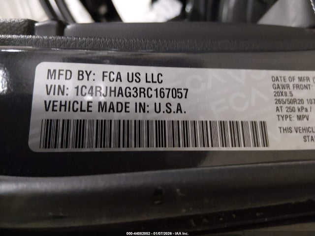 2024 JEEP GRAND CHEROKEE 1C4RJHAG3RC167057 Photo 8