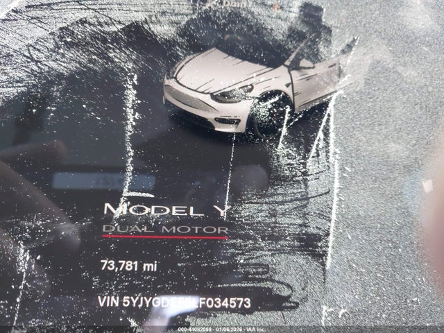 2020 TESLA MODEL Y 5YJYGDEF5LF034573 Photo 6