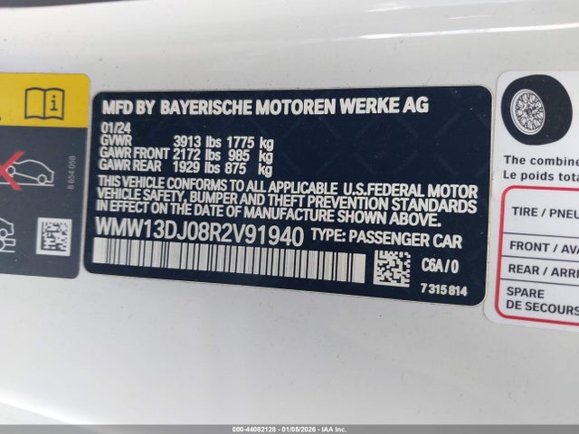 WMW13DJ08R2V91940 Mini Se Hardtop Cooper