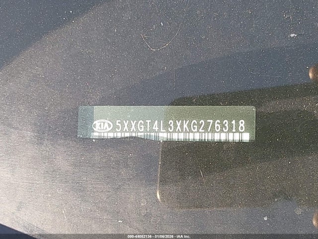 5XXGT4L3XKG276318 KIA Optima Lx