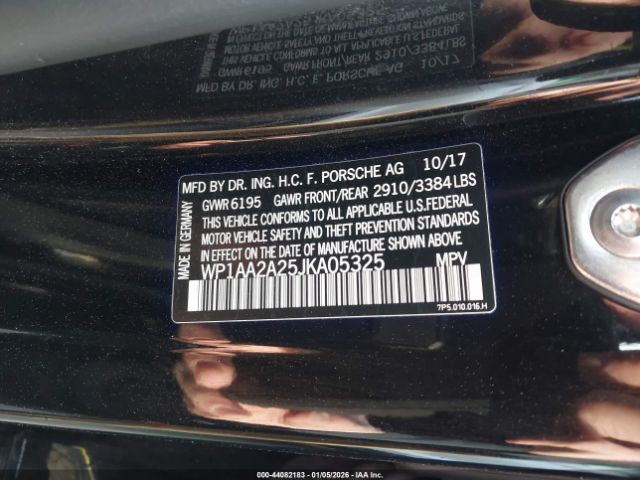 2018 PORSCHE CAYENNE WP1AA2A25JKA05325 Photo 8