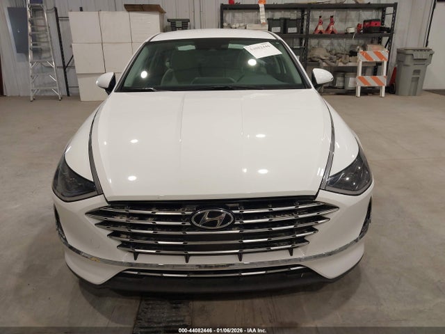KMHL24JJ4PA080540 Hyundai Sonata Hybrid Blue