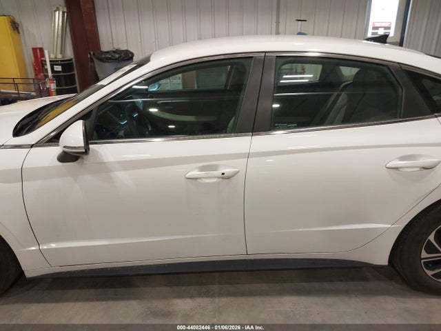 KMHL24JJ4PA080540 Hyundai Sonata Hybrid Blue