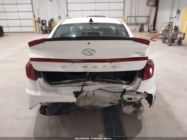 KMHL24JJ4PA080540 Hyundai Sonata Hybrid Blue