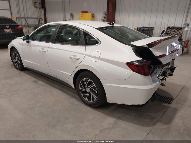 KMHL24JJ4PA080540 Hyundai Sonata Hybrid Blue
