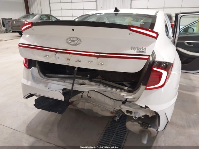 KMHL24JJ4PA080540 Hyundai Sonata Hybrid Blue