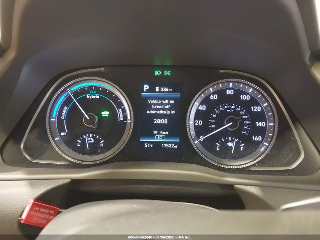 KMHL24JJ4PA080540 Hyundai Sonata Hybrid Blue