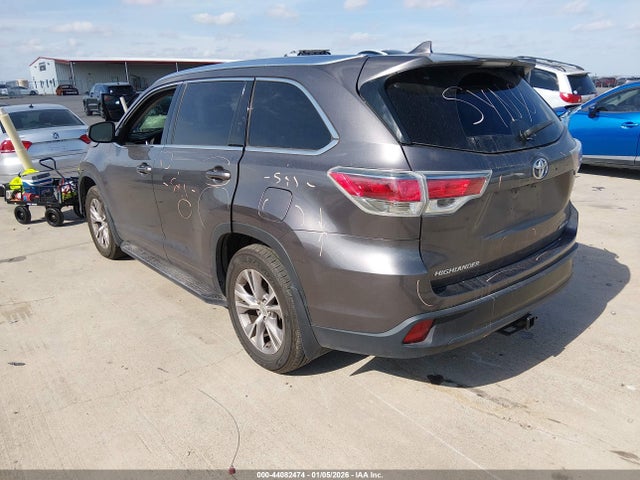 Toyota Highlander Xle V6 2015 5TDJKRFH4FS138002 Image 3