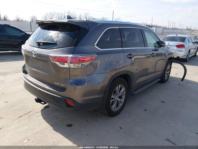 Toyota Highlander Xle V6 2015 5TDJKRFH4FS138002 Image 4