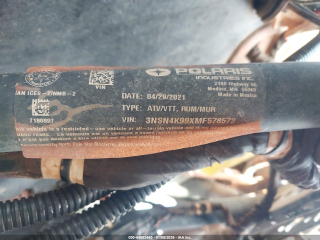 3NSN4K99XMF578572 Polaris Rzr Xp 4 1000 Premium