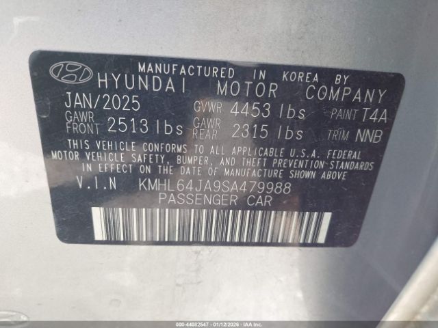 2025 HYUNDAI SONATA KMHL64JA9SA479988 Photo 8