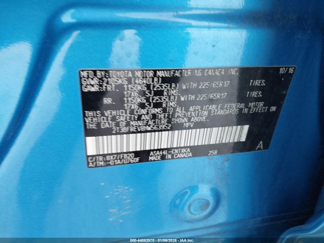 Toyota RAV4 LE 2017 2T3BFREV8HW563952 Image 9