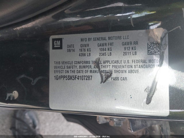 Buick Verano 2015 1G4PP5SK5F4107287 Image 9