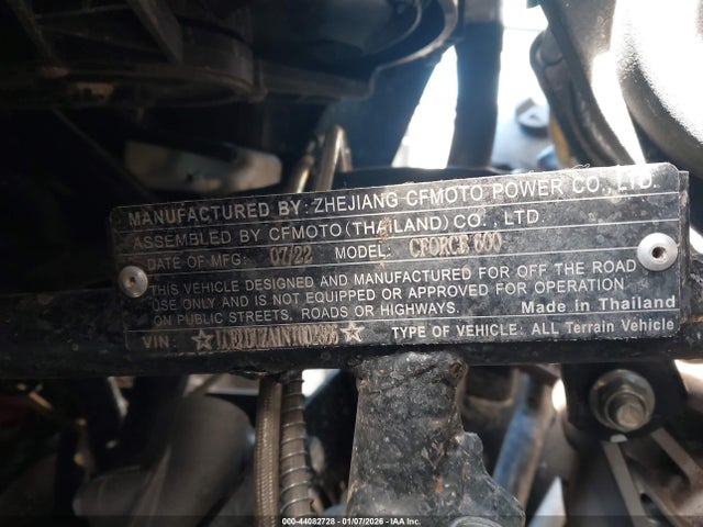 Cf Moto Cforce 2022 LCELDUZA1NT002866 Image 10