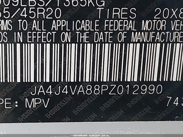 2023 MITSUBISHI OUTLANDER JA4J4VA88PZ012990 Photo 8