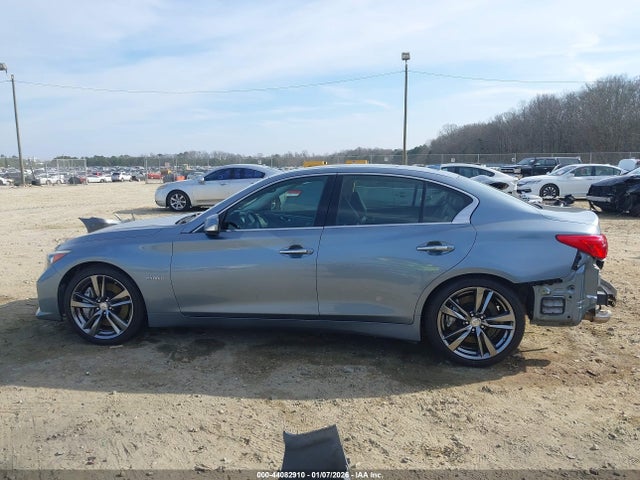 2015 Infiniti Q50 Hybrid Premium/sport მანქანა იყიდება აუქციონზე, vin: JN1AV7AR9FM850824, აუქციონის ნომერი: 44082910