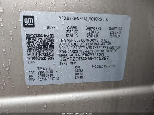 2022 CADILLAC XT4 1GYFZDR4XNF145297 Photo 8