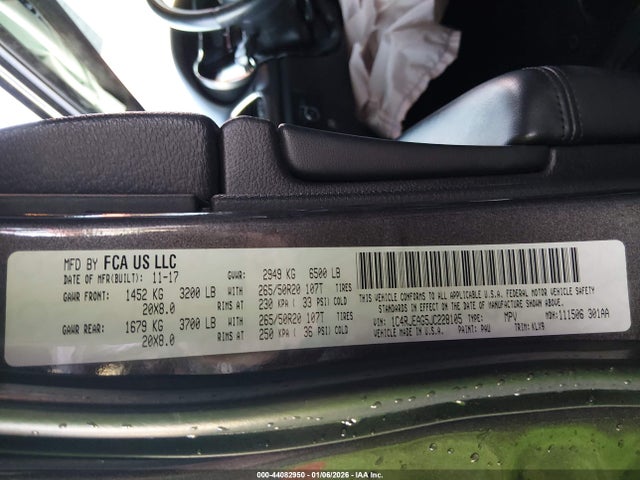 1C4RJEAG5JC228105 Jeep Grand Cherokee Altitude 4x2