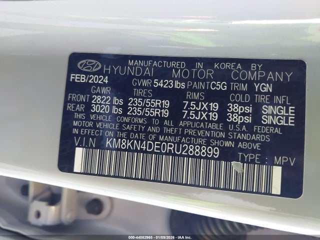 Hyundai Ioniq 5 Sel 2024 KM8KN4DE0RU288899 Image 9