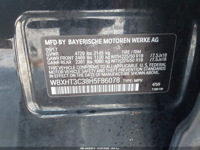 WBXHT3C38H5F86078 BMW X1 Xdrive28i