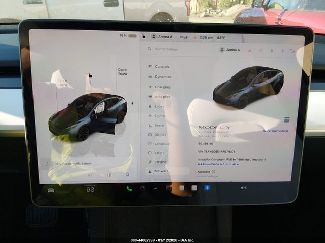 2024 TESLA MODEL Y 7SAYGDEE4RF079376 Photo 6