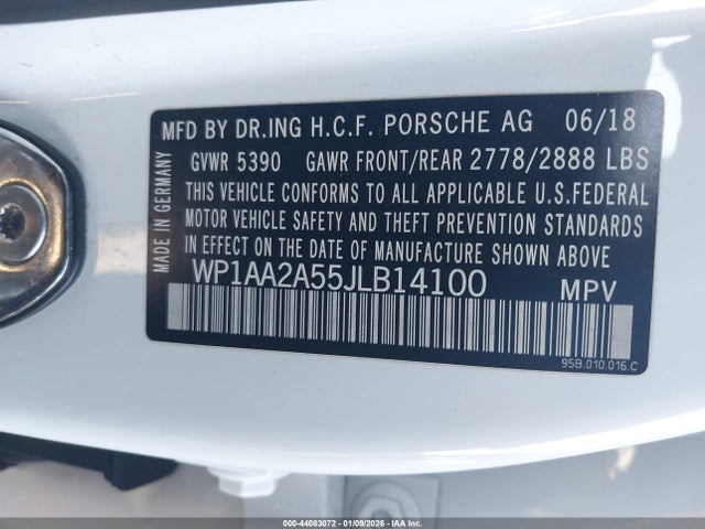 2018 PORSCHE MACAN WP1AA2A55JLB14100 Photo 8