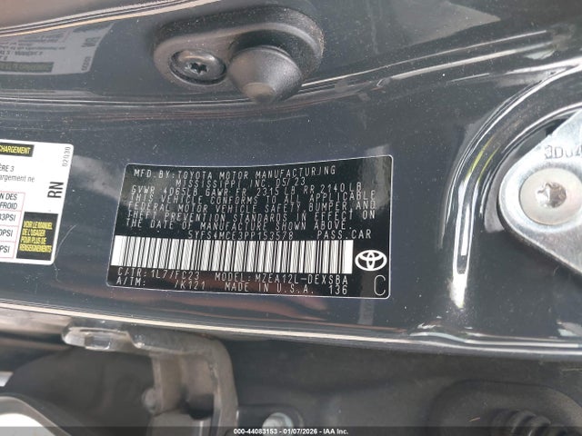 Aukcja sprzedaży 2023 Toyota Corolla Se, vin: 5YFS4MCE3PP153578, numer aukcji: 44083153