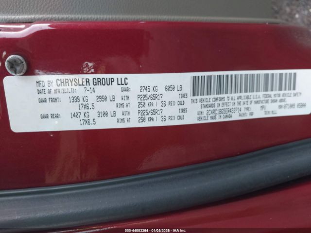 2014 CHRYSLER TOWN & COUNTRY 2C4RC1BG5ER433714 Photo 8