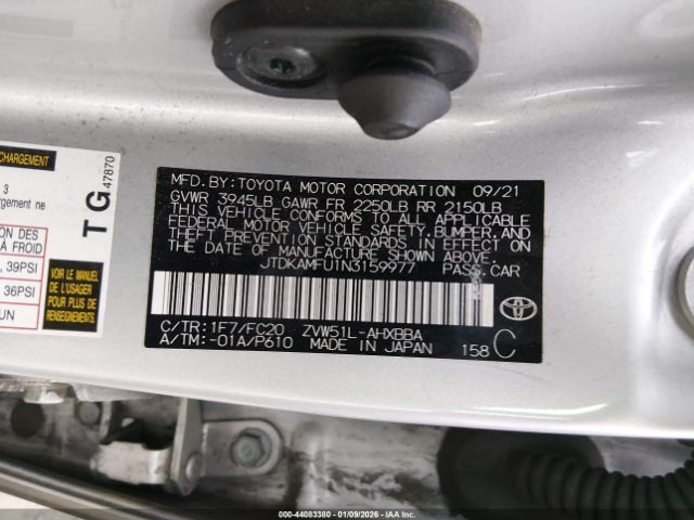 2022 TOYOTA PRIUS JTDKAMFU1N3159977 Photo 8