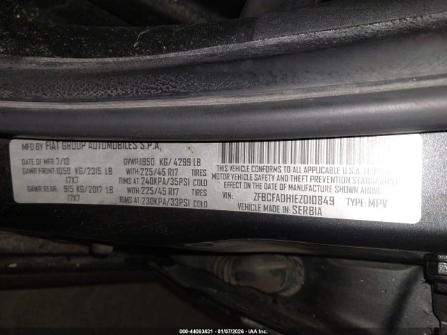 2014 FIAT 500L ZFBCFADH1EZ010849 Photo 8