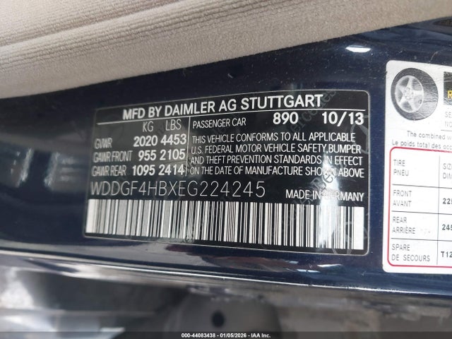 WDDGF4HBXEG224245 Mercedes-Benz C-class C 250 Sport