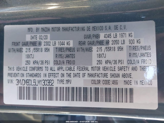 2020 MAZDA CX-30 3MVDMBDL5LM130362 Photo 8