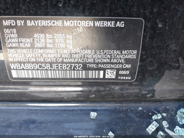 2018 BMW 330I WBA8B9C58JEE82732 Photo 8